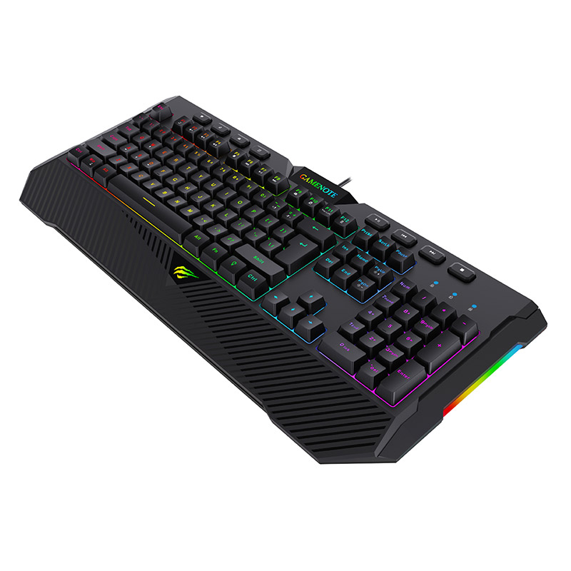 HAVIT GAMENOTE KB486L RGB Backlit Semi Mechanical Gaming Keyboard with Anti-Ghosting