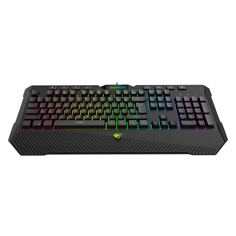 HAVIT GAMENOTE KB486L RGB Backlit Semi Mechanical Gaming Keyboard with Anti-Ghosting