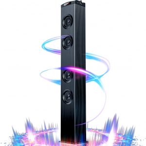 SoundLogic The Beacon Light Up Wireless Bluetooth Tower Speaker Music Mobile 2