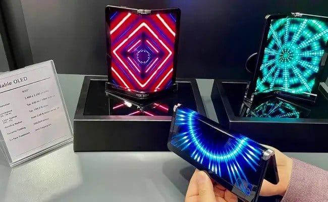 سامسونج تعرض الجيل التالي من الشاشات القابلة للطي
