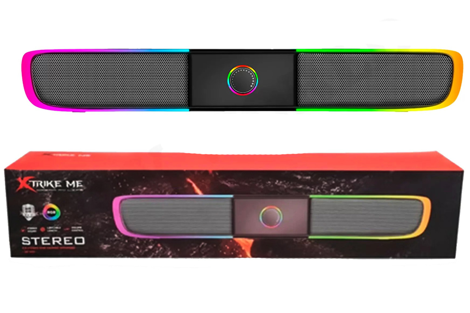 XTRIKE ME SK-600 Stereo RGB Gaming Speaker 4