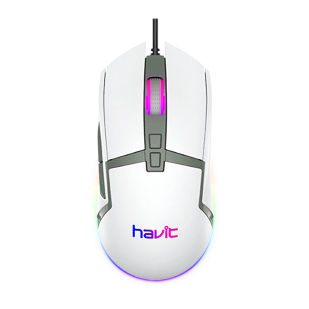 Havit MS885-Pro RGB Programmable Gaming Mouse 6000 Optical DPI 2