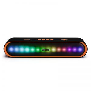 Kisonli LED-915 RGB Wireless bluetooth soundbar music speaker Orange