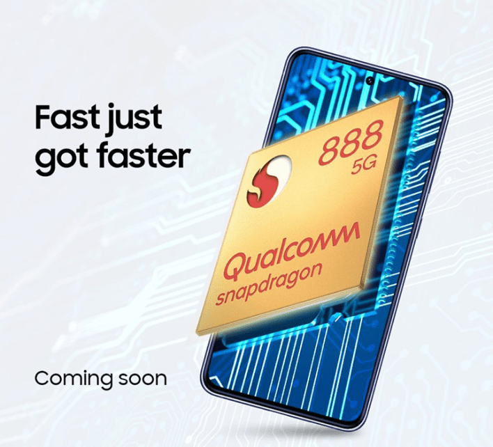 إعلان تشويقي يؤكد دعم Galaxy S21 FE برقاقة معالج Snapdragon 888