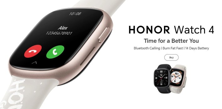 إدراج ساعة Honor Watch 4 على موقع الشركة الهندي تلميحًا إلى إطلاق وشيك