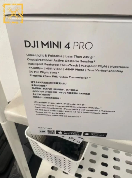 تسريبات مصورة تستعرض تفاصيل مواصفات طائرة DJI Mini 4 Pro