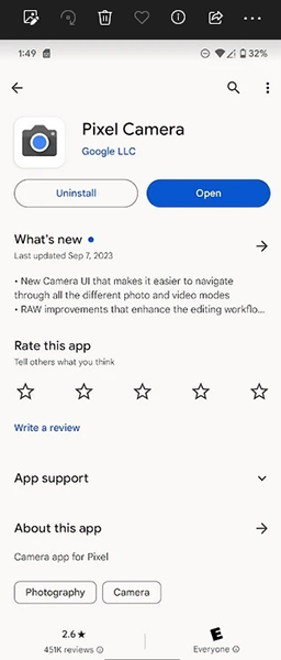 جوجل تعيد تصميم واجهة تطبيق الكاميرة وتطلق التطبيق بعنوان Pixel Camera