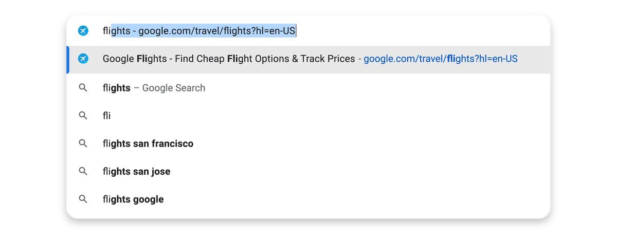 متصفح Google Chrome يحصل على خمسة تحديثات كبيرة لشريط العناوين