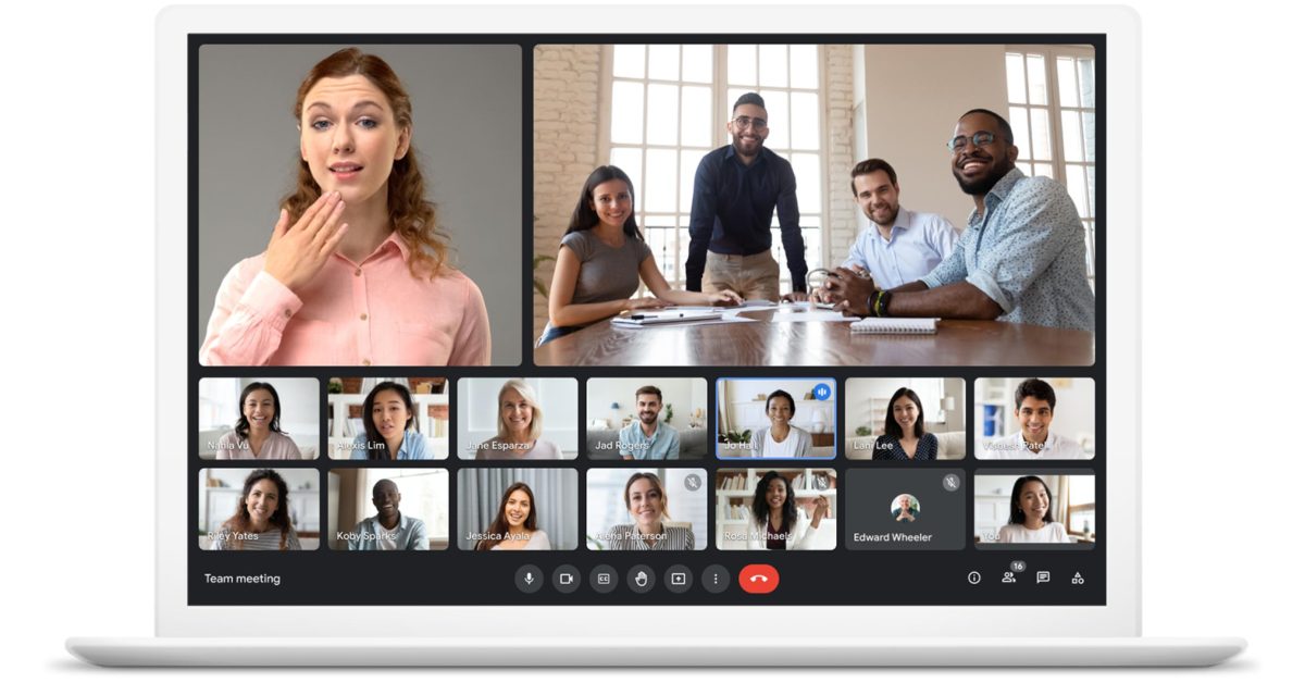خدمة Google Meet توفر إمكانية البث بدقة 1080 بكسل للمكالمات الجماعية