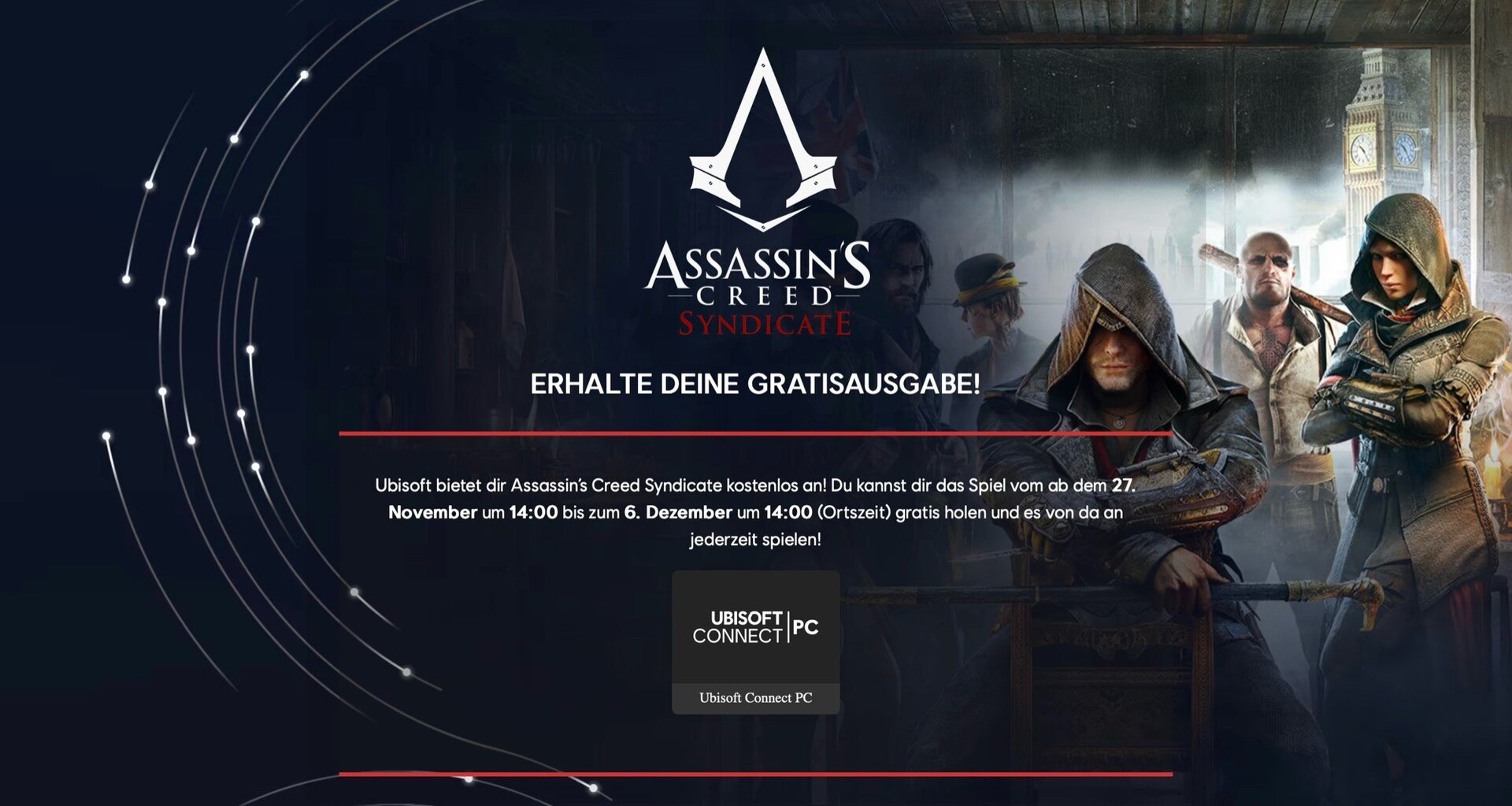 لعبة Assassin’s Creed Syndicate متاحة مجانًا لفترة محدودة