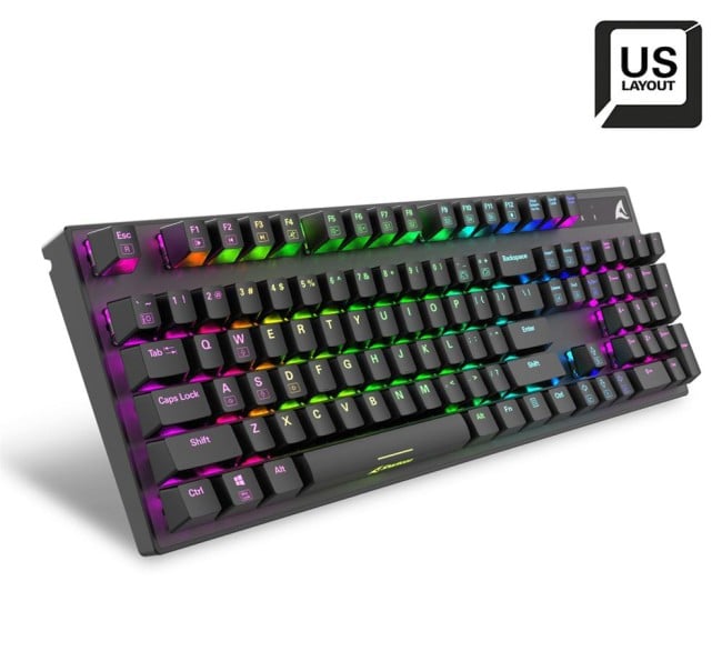 إطلاق لوحة المفاتيح الميكانيكية الخاصة بالالعاب Sharkoon SKILLER SGK20 بسعر معقول