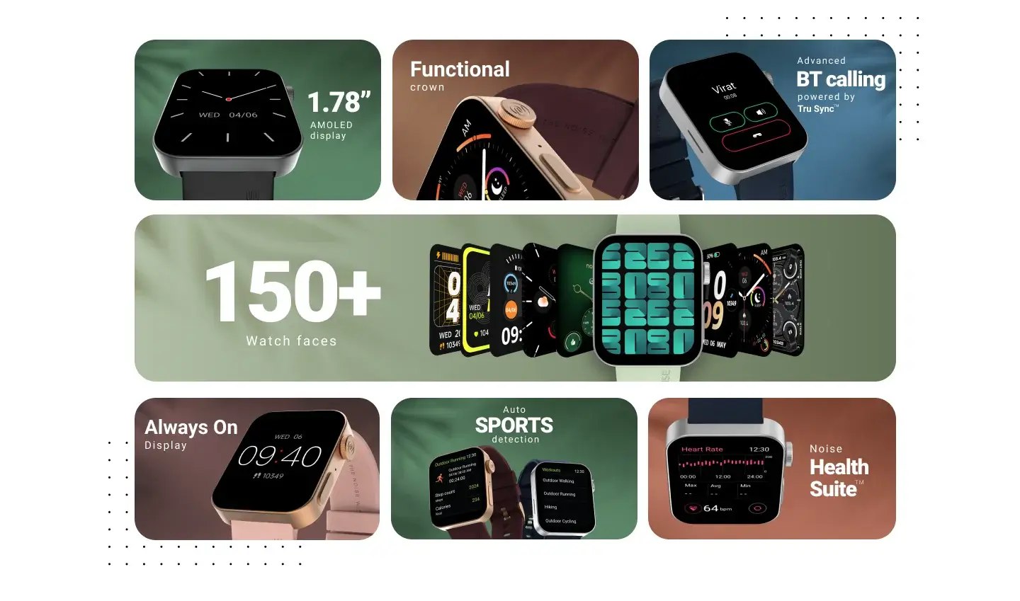 إطلاق الساعة الذكية Noise ColorFit Caliber 3 مع ميزة الاتصال عبر البلوتوث