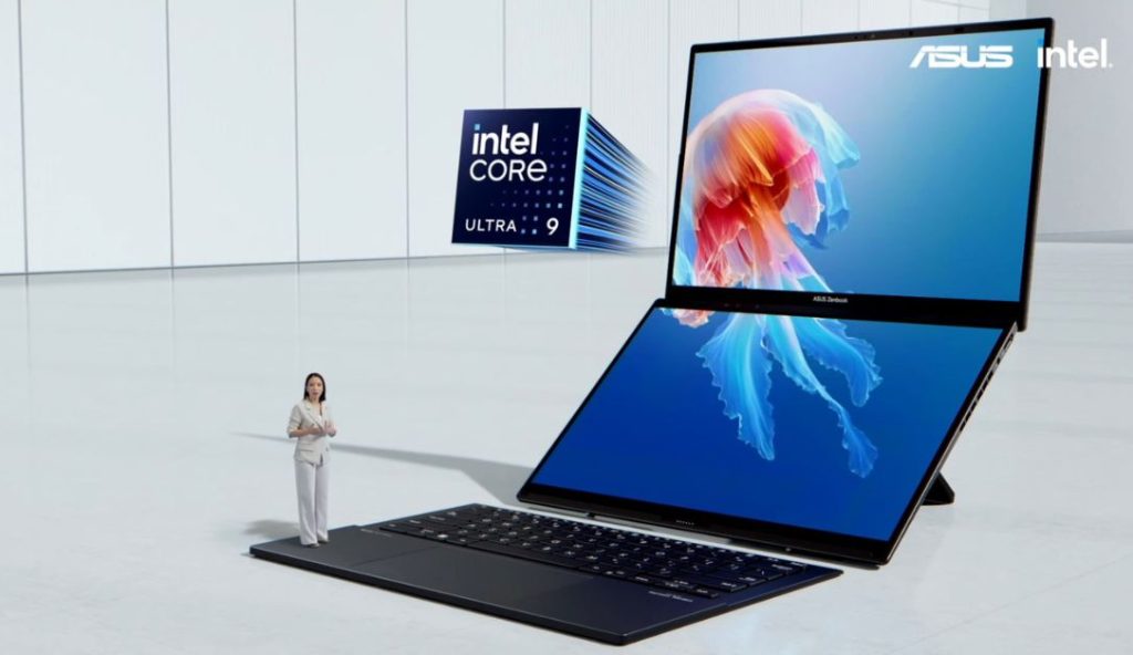أسوس تكشف عن لابتوب Zenbook Duo ثنائي الشاشة لعام 2024 أسوس تكشف عن لابتوب Zenbook Duo ثنائي الشاشة لعام 2024