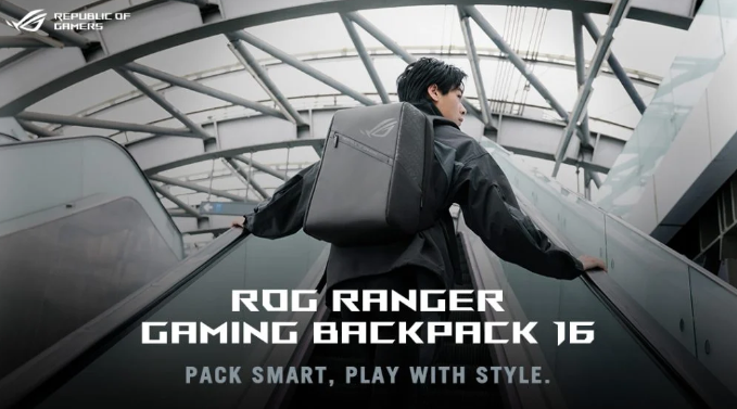 Asus تطلق ROG Ranger Gaming Backpack 16 بتصميم خاص للاعبين
