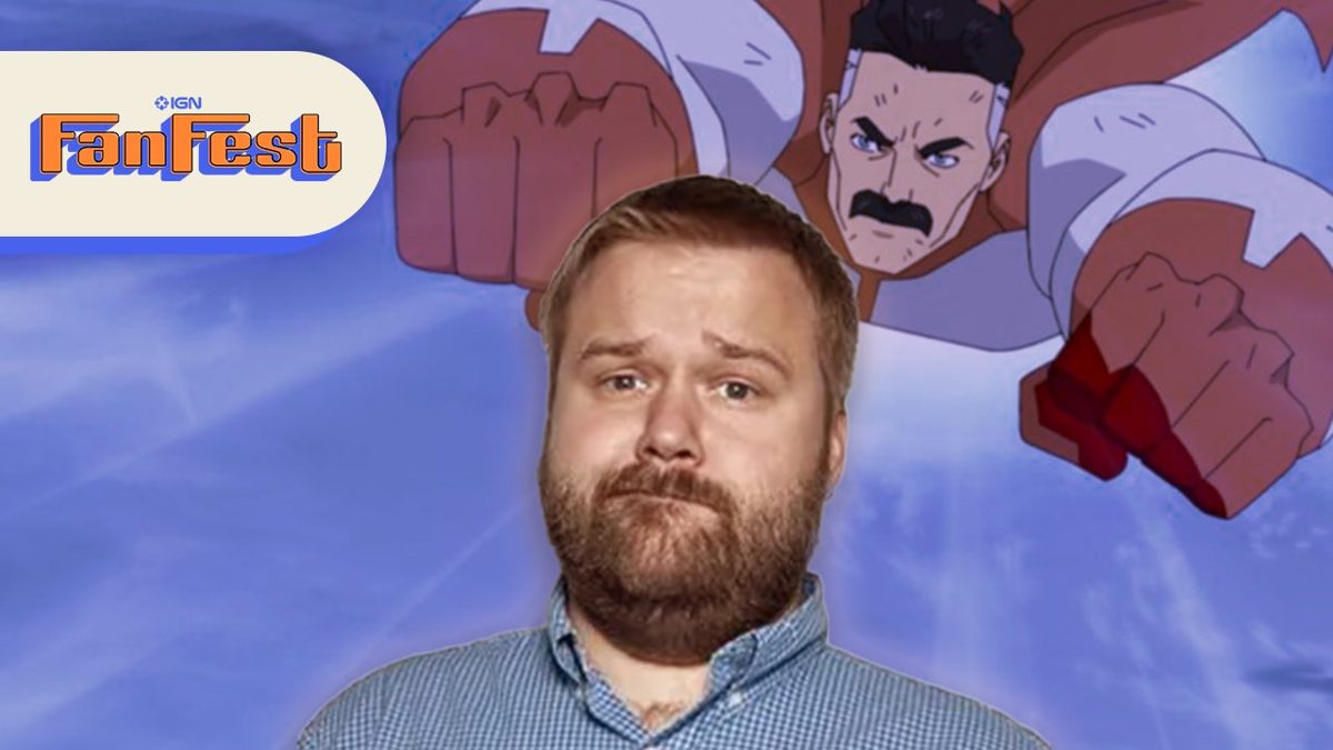 المؤلف Robert Kirkman يَكشف عن حقيقة Omni-Man خلال الجزء الثاني من الموسم الثاني من مسلسل الرسوم المتحركة Invincible | تغطية IGN Fan Fest