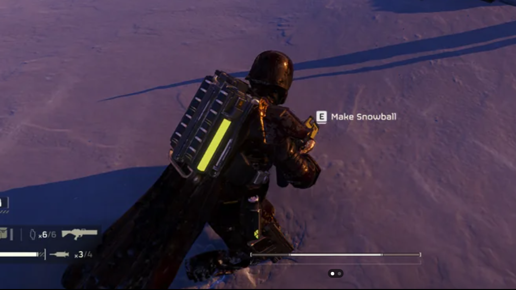 مطور لعبة Helldivers 2 يُحذر اللاعبين من عدم رمي كرات الثلج حتى لا تتوقف اللعبة عن العمل