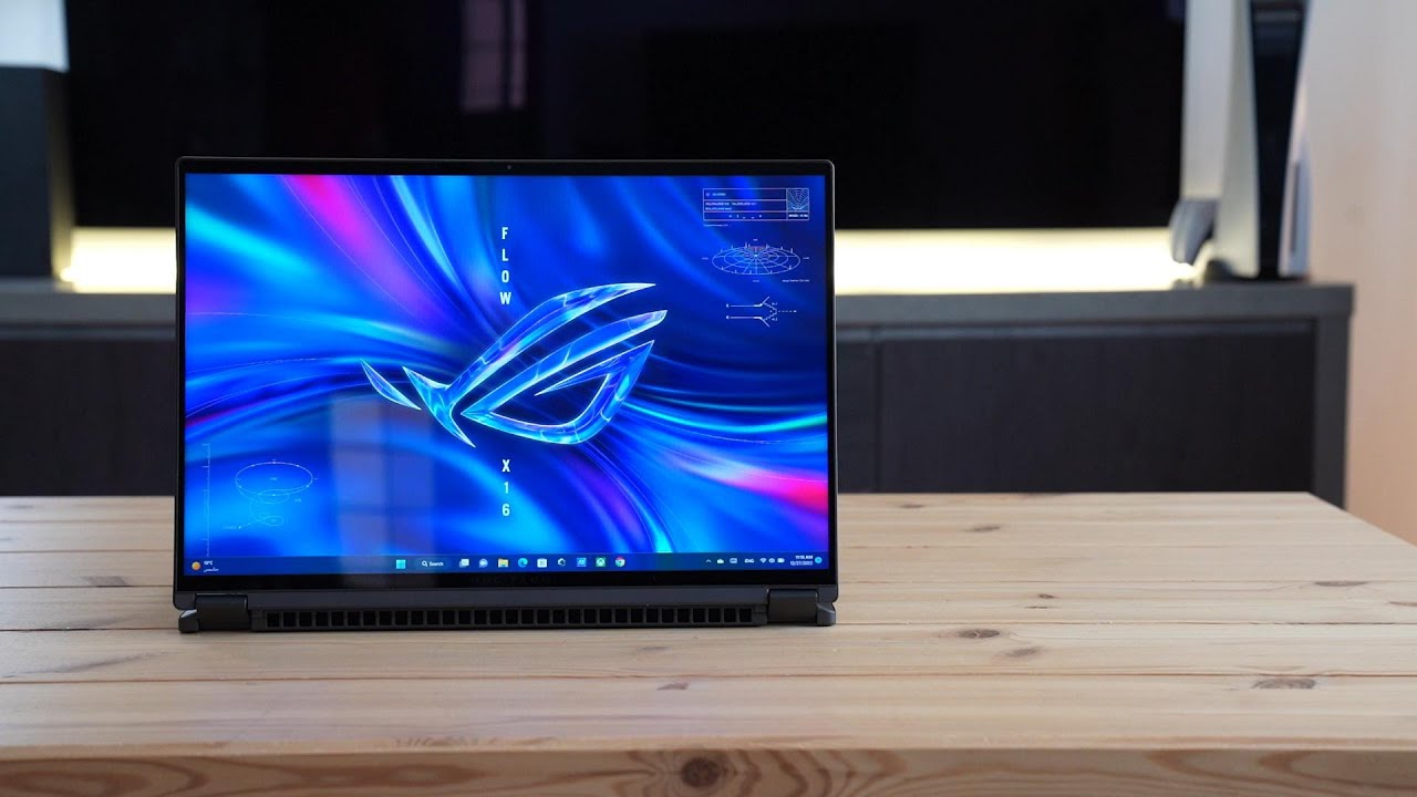 حاسب 2 في 1 للألعاب Asus ROG Flow X16 بشاشة Mini LED