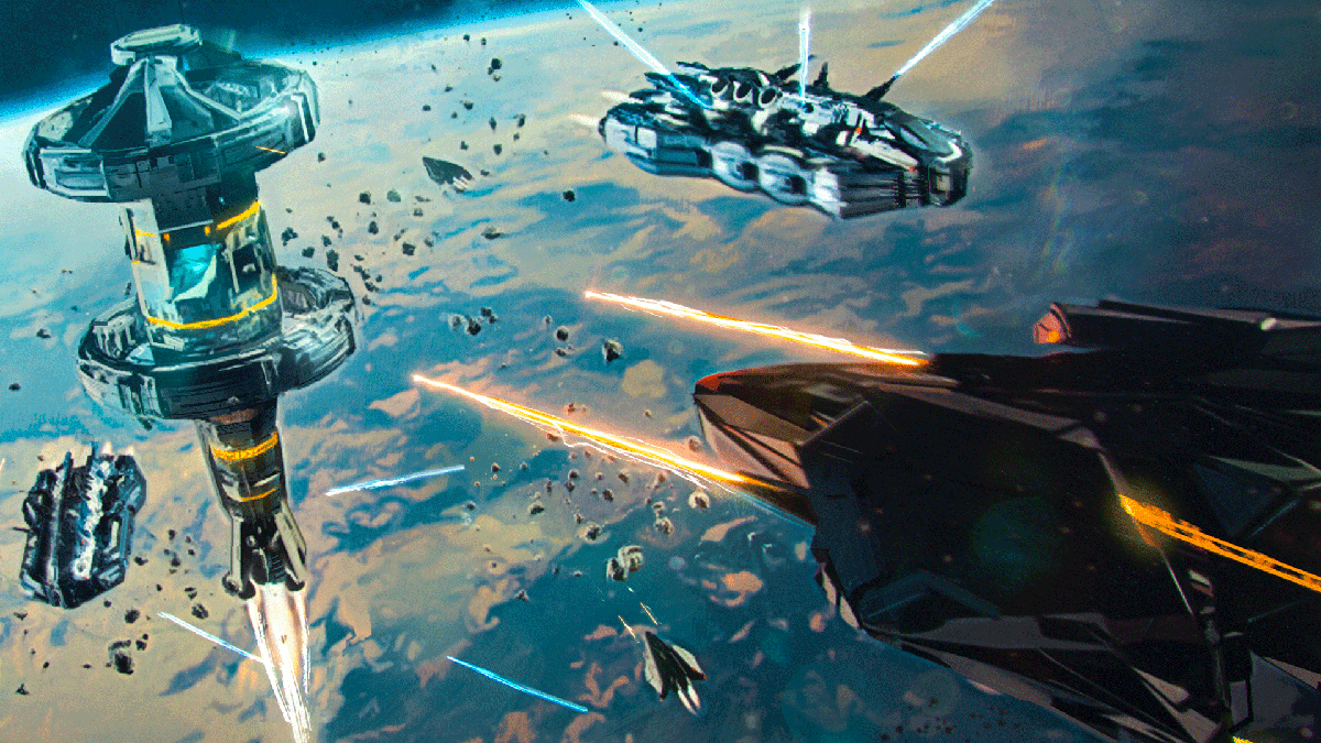 عرض الإطلاق الرسمي للعبة The Fall of Aether Station