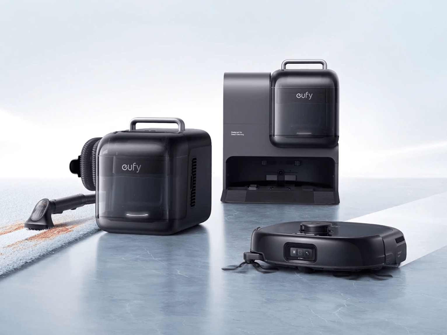 Anker تطلق مكنستي eufy Omni E25 وE28 بمزايا تنظيف ذاتي وممسحة HydroJet System