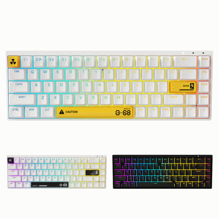 Syntech تُطلق لوحة مفاتيح Chronos 68 بمعدل 8K Hz وتقنية SnapTap