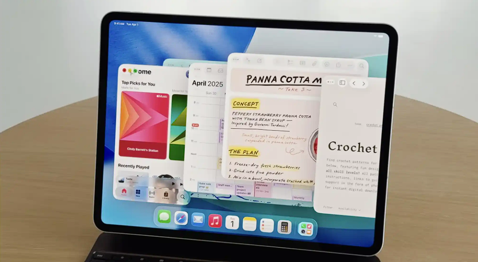 #WWDC25: آبل تكشف عن iPadOS 26 مع تصميم جديد ونظام نوافذ مبتكر
