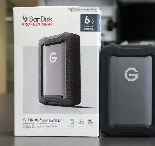مراجعة SanDisk Professional G-Drive ArmorATD 6TB: سعة هائلة مع حماية معتدلة للمحتوى الرقمي
