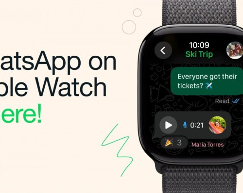 واتساب يطلق تطبيقه الرسمي على ساعة أبل